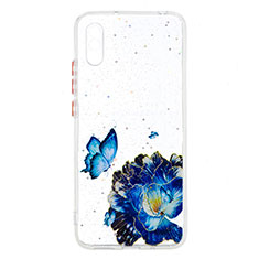 Funda Silicona Gel Goma Patron de Moda Carcasa Y01X para Xiaomi Redmi 9i Azul