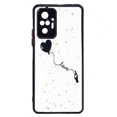 Funda Silicona Gel Goma Patron de Moda Carcasa Y01X para Xiaomi Redmi Note 10 Pro 4G Negro