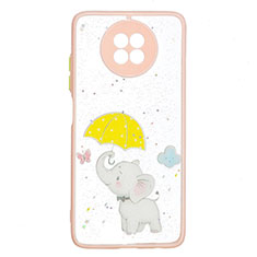 Funda Silicona Gel Goma Patron de Moda Carcasa Y01X para Xiaomi Redmi Note 9 5G Amarillo