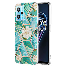 Funda Silicona Gel Goma Patron de Moda Carcasa Y02B para Realme 9 4G Verde