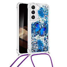 Funda Silicona Gel Goma Patron de Moda Carcasa Y02B para Samsung Galaxy S25 Plus 5G Azul