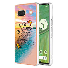 Funda Silicona Gel Goma Patron de Moda Carcasa Y03B para Google Pixel 7a 5G Multicolor