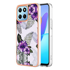 Funda Silicona Gel Goma Patron de Moda Carcasa Y03B para Huawei Honor X6 5G Morado