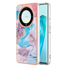 Funda Silicona Gel Goma Patron de Moda Carcasa Y03B para Huawei Honor X9a 5G Azul