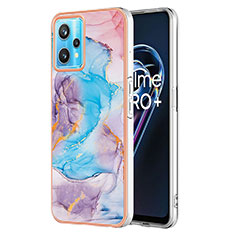 Funda Silicona Gel Goma Patron de Moda Carcasa Y03B para Realme Narzo 50 Pro 5G Azul