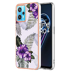 Funda Silicona Gel Goma Patron de Moda Carcasa Y03B para Realme Narzo 50 Pro 5G Morado