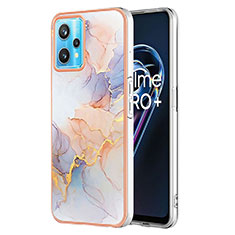 Funda Silicona Gel Goma Patron de Moda Carcasa Y03B para Realme Narzo 50 Pro 5G Purpura Claro