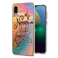 Funda Silicona Gel Goma Patron de Moda Carcasa Y03B para Samsung Galaxy A02 Multicolor