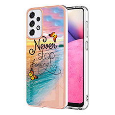 Funda Silicona Gel Goma Patron de Moda Carcasa Y03B para Samsung Galaxy A33 5G Multicolor