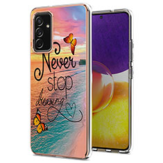 Funda Silicona Gel Goma Patron de Moda Carcasa Y03B para Samsung Galaxy M14 5G Multicolor