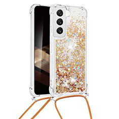 Funda Silicona Gel Goma Patron de Moda Carcasa Y03B para Samsung Galaxy S24 5G Oro