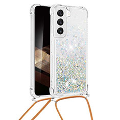 Funda Silicona Gel Goma Patron de Moda Carcasa Y03B para Samsung Galaxy S24 5G Plata