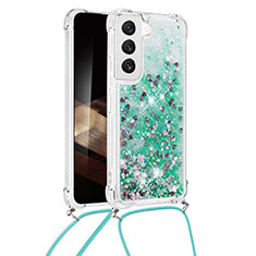 Funda Silicona Gel Goma Patron de Moda Carcasa Y03B para Samsung Galaxy S24 Plus 5G Verde