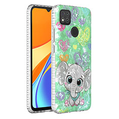 Funda Silicona Gel Goma Patron de Moda Carcasa Y04B para Xiaomi POCO C31 Menta Verde