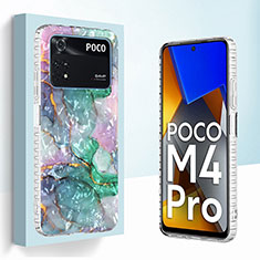 Funda Silicona Gel Goma Patron de Moda Carcasa Y04B para Xiaomi Poco M4 Pro 4G Multicolor