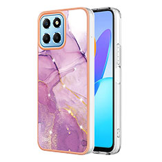 Funda Silicona Gel Goma Patron de Moda Carcasa Y05B para Huawei Honor 70 Lite 5G Purpura Claro