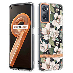 Funda Silicona Gel Goma Patron de Moda Carcasa Y06B para Oppo A96 4G Blanco