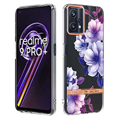 Funda Silicona Gel Goma Patron de Moda Carcasa Y06B para Realme 9 4G Morado