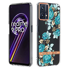 Funda Silicona Gel Goma Patron de Moda Carcasa Y06B para Realme Q5 5G Cian