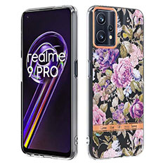 Funda Silicona Gel Goma Patron de Moda Carcasa Y06B para Realme Q5 5G Purpura Claro