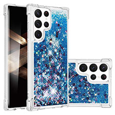 Funda Silicona Gel Goma Patron de Moda Carcasa Y06B para Samsung Galaxy S24 Ultra 5G Azul