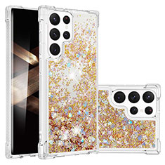 Funda Silicona Gel Goma Patron de Moda Carcasa Y06B para Samsung Galaxy S24 Ultra 5G Oro