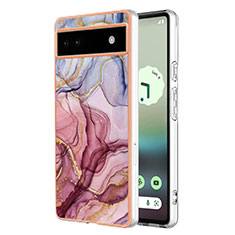 Funda Silicona Gel Goma Patron de Moda Carcasa Y07B para Google Pixel 6a 5G Multicolor