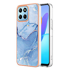 Funda Silicona Gel Goma Patron de Moda Carcasa Y07B para Huawei Honor X6 5G Azul