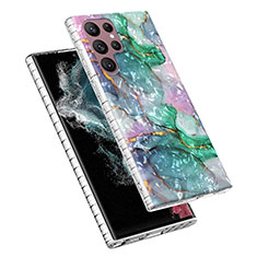 Funda Silicona Gel Goma Patron de Moda Carcasa Y07B para Samsung Galaxy S23 Ultra 5G Multicolor