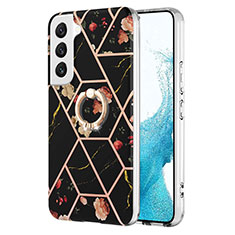 Funda Silicona Gel Goma Patron de Moda Carcasa Y14B para Samsung Galaxy S21 Plus 5G Negro