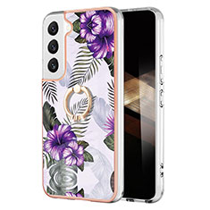 Funda Silicona Gel Goma Patron de Moda Carcasa Y15B para Samsung Galaxy S25 Plus 5G Morado