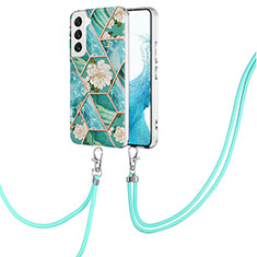 Funda Silicona Gel Goma Patron de Moda Carcasa Y19B para Samsung Galaxy S21 5G Verde