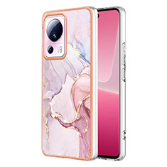 Funda Silicona Gel Goma Patron de Moda Carcasa YB1 para Xiaomi Civi 2 5G Rosa