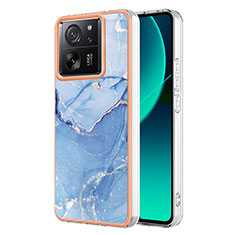 Funda Silicona Gel Goma Patron de Moda Carcasa YB1 para Xiaomi Redmi K60 Ultra 5G Azul