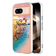 Funda Silicona Gel Goma Patron de Moda Carcasa YB3 para Google Pixel 8a 5G Multicolor