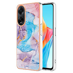 Funda Silicona Gel Goma Patron de Moda Carcasa YB3 para Oppo A98 5G Azul