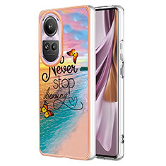 Funda Silicona Gel Goma Patron de Moda Carcasa YB3 para Oppo Reno10 5G Multicolor