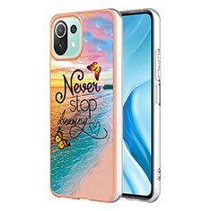 Funda Silicona Gel Goma Patron de Moda Carcasa YB3 para Xiaomi Mi 11 Lite 5G NE Multicolor