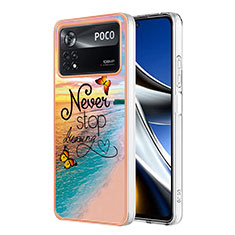 Funda Silicona Gel Goma Patron de Moda Carcasa YB3 para Xiaomi Poco X4 Pro 5G Multicolor