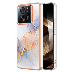 Funda Silicona Gel Goma Patron de Moda Carcasa YB3 para Xiaomi Redmi K60 Ultra 5G Purpura Claro