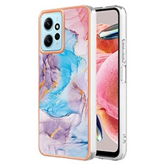 Funda Silicona Gel Goma Patron de Moda Carcasa YB3 para Xiaomi Redmi Note 12 4G Azul