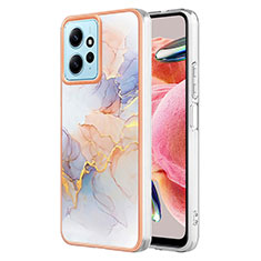 Funda Silicona Gel Goma Patron de Moda Carcasa YB3 para Xiaomi Redmi Note 12 4G Purpura Claro