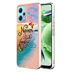 Funda Silicona Gel Goma Patron de Moda Carcasa YB4 para Xiaomi Redmi Note 12 5G Multicolor