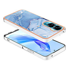 Funda Silicona Gel Goma Patron de Moda Carcasa YB7 para Huawei Honor 90 Lite 5G Azul