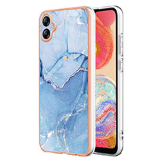 Funda Silicona Gel Goma Patron de Moda Carcasa YB7 para Samsung Galaxy A04 4G Azul