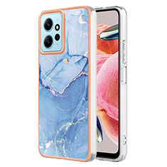 Funda Silicona Gel Goma Patron de Moda Carcasa YB7 para Xiaomi Redmi Note 12 4G Azul