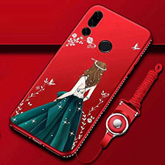 Funda Silicona Gel Goma Vestido de Novia Carcasa K01 para Huawei P Smart+ Plus (2019) Multicolor