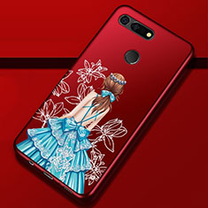 Funda Silicona Gel Goma Vestido de Novia Carcasa K02 para Huawei Honor V20 Multicolor