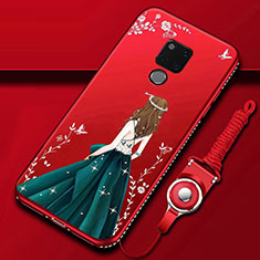 Funda Silicona Gel Goma Vestido de Novia Carcasa para Huawei Mate 20 X 5G Multicolor