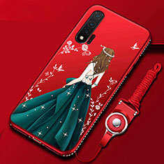 Funda Silicona Gel Goma Vestido de Novia Carcasa para Huawei Nova 6 Multicolor